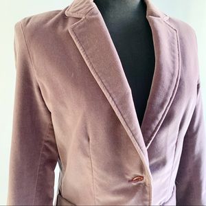 Vintage Purple Velvet BlazerSz 8 EUC